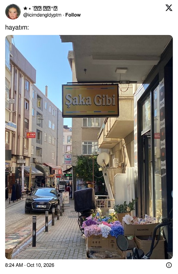 En azından şaka gibi...