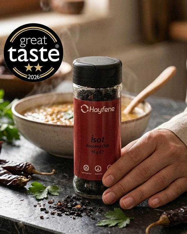 Hayfene İsot, Great Taste’ten 2 yıldız aldı.