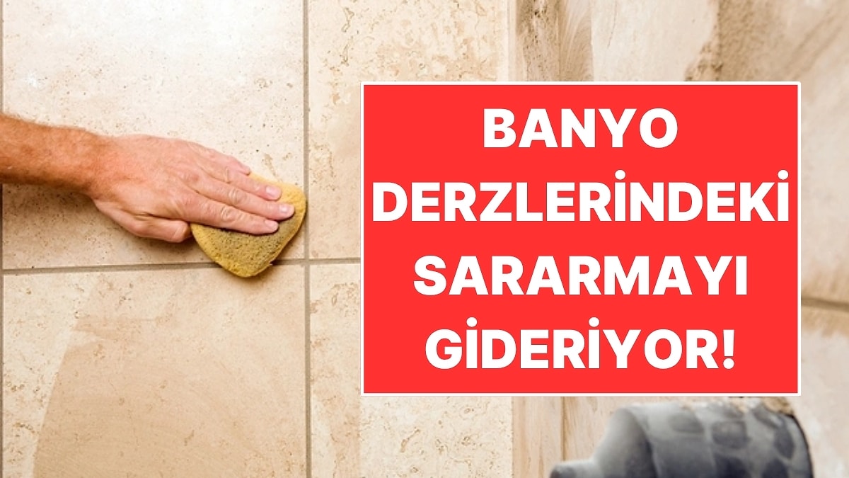 Banyo Derzlerindeki Sararmayı Gidermenin Pratik Yolu: Saatlerce Ovalamaya Gerek Yok