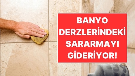 Banyo Derzlerindeki Sararmayı Gidermenin Pratik Yolu: Saatlerce Ovalamaya Gerek Yok