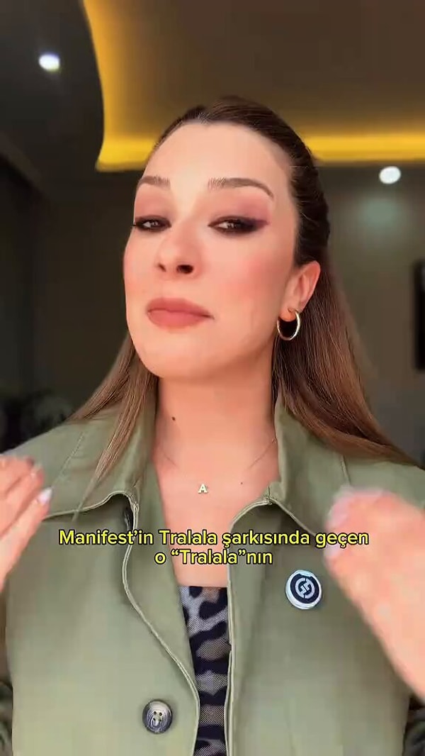 "Benim 'Tralala'mdan' gözünü ayıramıyorsun."