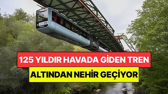 125 Yıldır Havada Giden Tren: 12 Metre Yüksekte Yüzbinlerce Yolcu Taşıyor