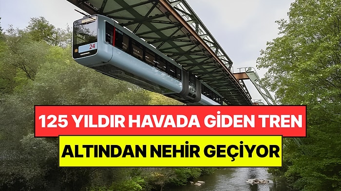125 Yıldır Havada Giden Tren: 12 Metre Yüksekte Yüzbinlerce Yolcu Taşıyor