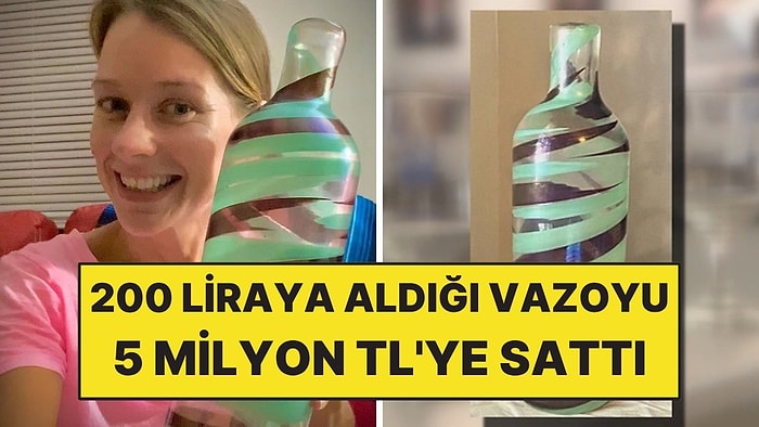 Yaklaşık 200 Liraya Aldığı Vazoyu 5 Milyon TL'ye Sattı