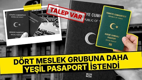 Dört Meslek Grubu İçin Daha Yeşil Pasaport Teklifi Meclis'e Geldi: Yeşil Pasaport İçin '15 Yıllık' Şartı Var!
