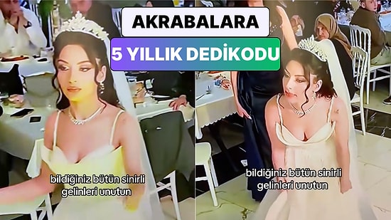 Düğün Gerginliğini Had Safhada Yaşayan Bir Gelin Bildiğimiz Bütün Sinirli Gelinleri Unutturdu