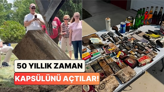 Bir Aile 1976'da Toprağa Gömdüğü Zaman Kapsülünü 50 Yıl Sonra Açtı