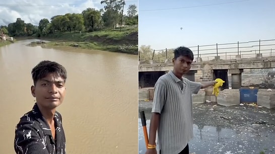 Indian Man Shocked as River He Cleaned for 8 Months Is Polluted Again