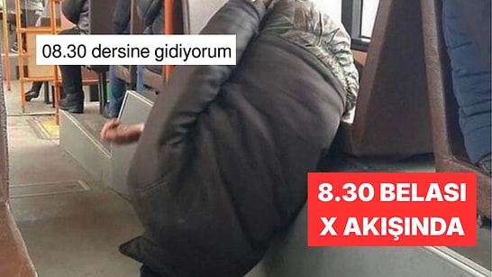 8.30 Dersine Yetişmeye Çalışanlardan Uykusuzluğu Mizaha Çeviren Paylaşımlar
