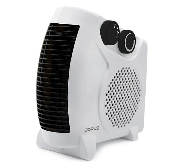 Jopus 2000 W termostatlı elektrikli fanlı ısıtıcı ile anında sıcacık alanlar!