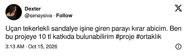 Uçan sandalye projesi