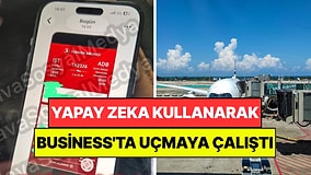 Yapay Zekayla Biniş Kartını Değiştirip Business'ta Uçmaya Çalıştı: Uçak Kapıya Geri Döndü