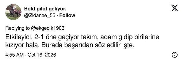 Öne geçilse de hocanın gözü hâlâ sahada