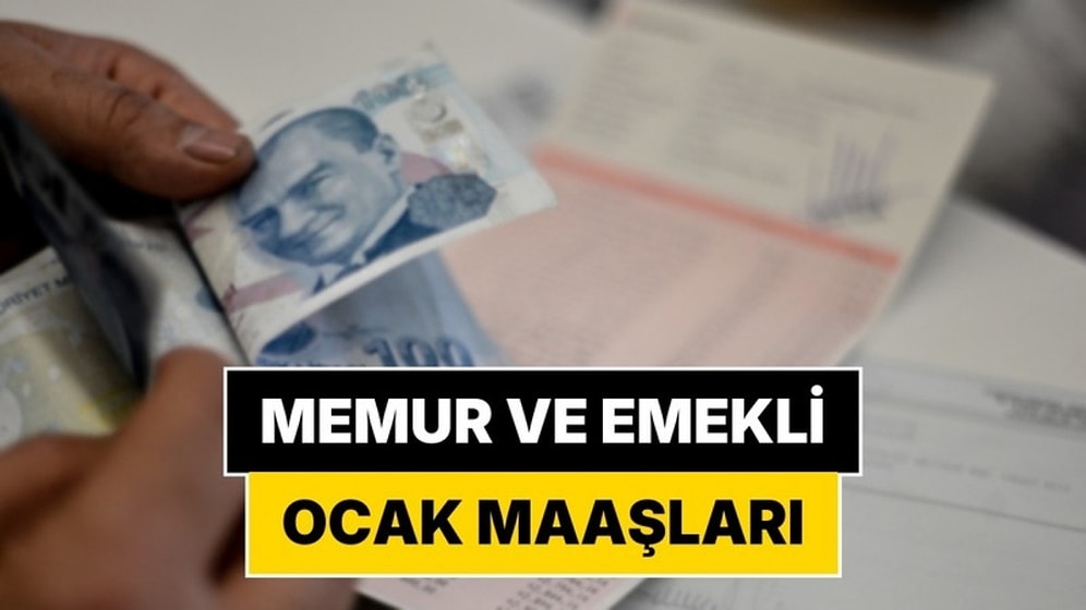 Memur ve Emeklinin Ocak Maaşlarına Kötü Haber