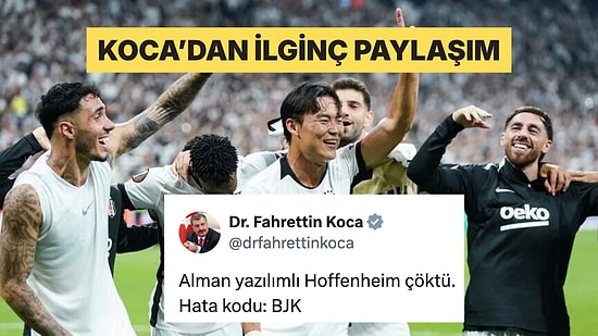 Eski Sağlık Bakanı Fahrettin Koca'nın Beşiktaş'a Tebrik Mesajı Kafa Karıştırdı