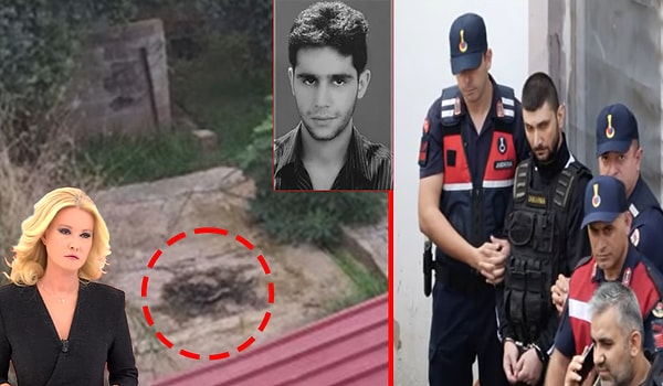 Cezaevinden getirilen İbrahim Düzgün, Mehmet Çabuk'u gömdüğü yer olarak kömürlüğün yanını gösterdi.