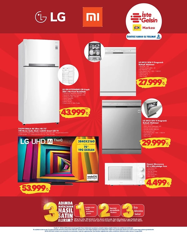 LG GN-H702HQHU Çift Kapılı 506 L No-Frost Buzdolabı 43.999 TL