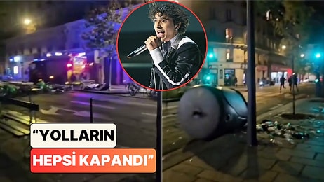Manga'nın Solisti Ferman Akgül Protestoların Devam Ettiği Paris'te Sokakların Halini Paylaştı