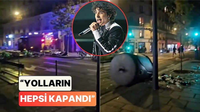 Manga'nın Solisti Ferman Akgül Protestoların Devam Ettiği Paris'te Sokakların Halini Paylaştı