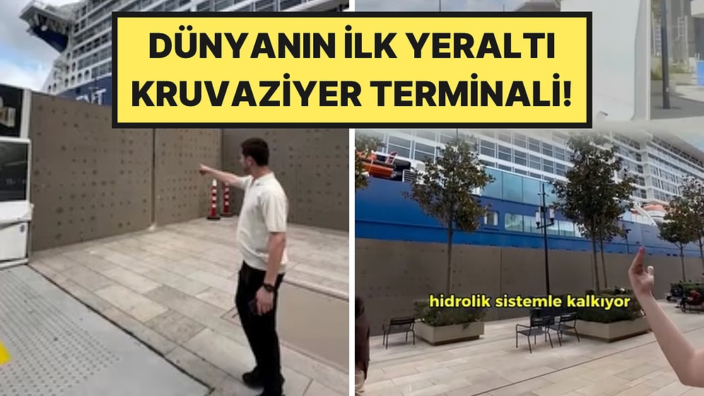 Bir İçerik Üreticisi Galataport'taki Çelik Levhaların Asıl İşlevini Anlattı