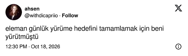 Günlük adım hedefini ilk buluşmaya sığdırmak.