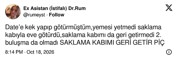 İlk buluşmanın asıl kaybı bir saklama kabı oldu.