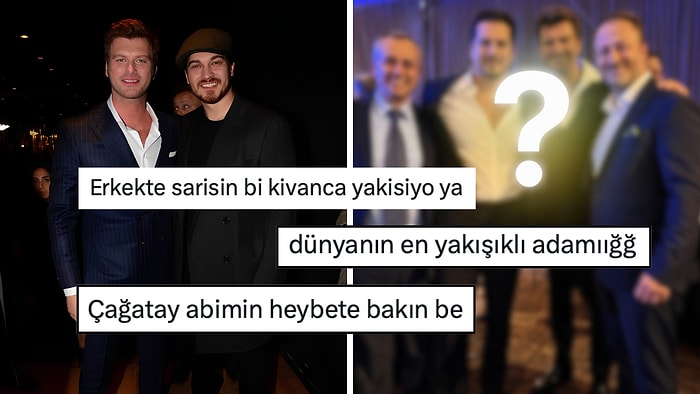 Bir Kareye Bu Kadarı Fazla: Çağatay Ulusoy ve Kıvanç Tatlıtuğ'un Birlikte Pozu Gündemi Salladı