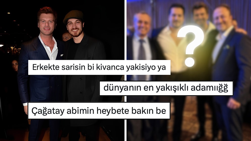 Bir Kareye Bu Kadarı Fazla: Çağatay Ulusoy ve Kıvanç Tatlıtuğ'un Birlikte Pozu Gündemi Salladı