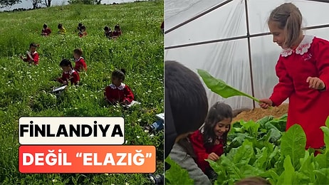 Bir Öğretmen Elazığ'daki Okulda Çocuklarla Kurduğu Finlandiya'yı Aratmayan Ders Düzenini Paylaştı