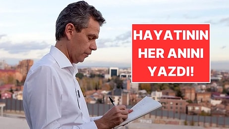 2010'dan Beri Her 15-30 Dakikada Bir Ne Yaptığını Deftere Yazıyor
