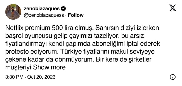 Aboneliğini iptal edeceğini duyuranlar da oldu.