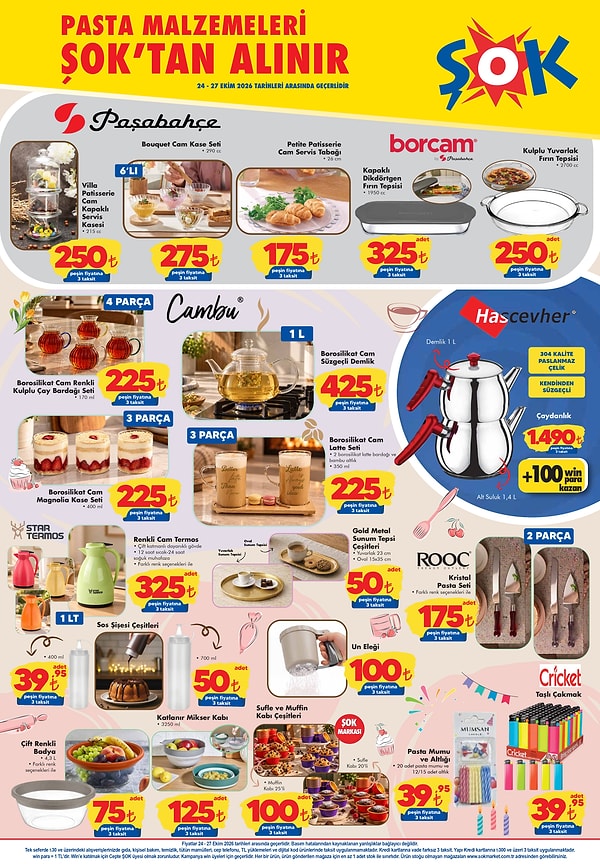 Paşabahçe Villa Patisserie Cam Kapaklı Servis Kasesi 250 TL