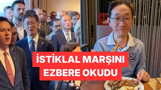 Japonya'nın Ankara Büyükelçisi Tamura İstiklal Marşı'nı Ezbere Okudu