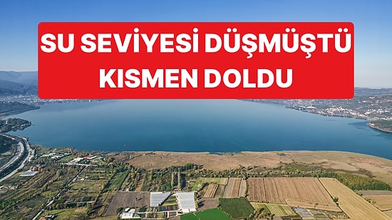 Sapanca Gölü İki Yılın En Yüksek Seviyesine Ulaştı:  Su Seviyesi İki Yılın En Yüksek Noktasında