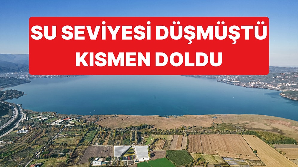 Sapanca Gölü İki Yılın En Yüksek Seviyesine Ulaştı:  Su Seviyesi İki Yılın En Yüksek Noktasında