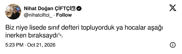 Yıllar sonra gelen farkındalık...