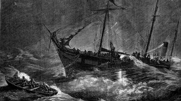 Yüzen banka sayılan gemi, 1875'te Büyük Set Resifi'nde battı.