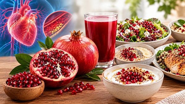 Used in traditional medicine for thousands of years, pomegranate is also recognized for its beneficial effects on cardiovascular health.