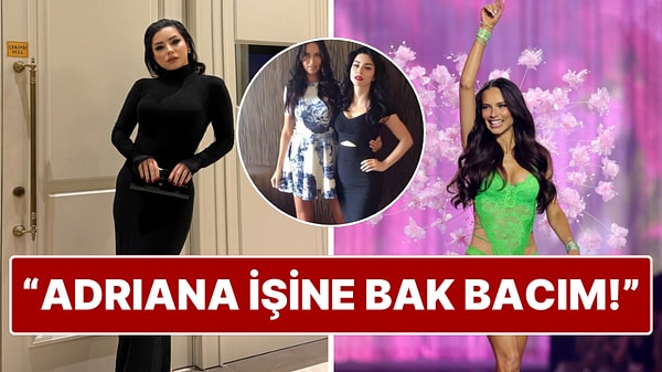 Merve Boluğur'dan Adriana Lima'ya Gönderme!