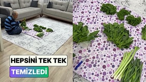 Bir Kadın Kendisi İşte Yoruluyor Diye Dolaptaki Yeşillikleri Tek Tek Ayıklayan Kayınpederini Paylaştı