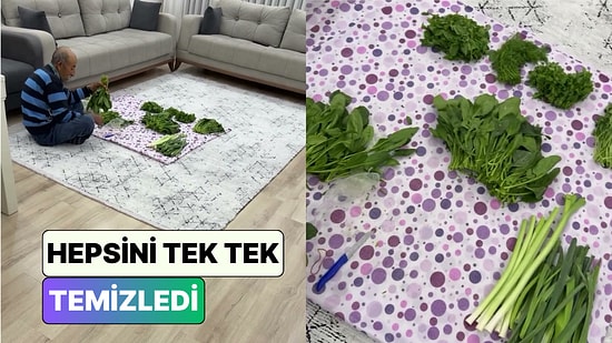Bir Kadın Kendisi İşte Yoruluyor Diye Dolaptaki Yeşillikleri Tek Tek Ayıklayan Kayınpederini Paylaştı
