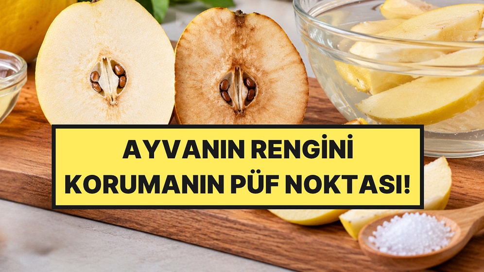 Ayvanın Kararmasını Önlemenin En Etkili Yolları Belli Oldu