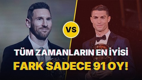 Messi mi Ronaldo mu? 2.803 Kişinin Cevabı Ortaya Çıktı, Aradaki Fark Sadece 91 Oy