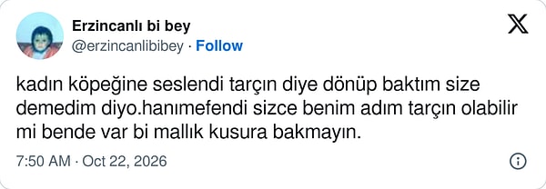 Tarçın kimlik krizi.