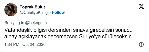 Vatandaşlık bilgisi dersi...