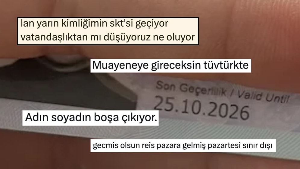 Kimliğinin Son Geçerlilik Tarihi Dolan Kişi Goygoycuların Diline Düştü