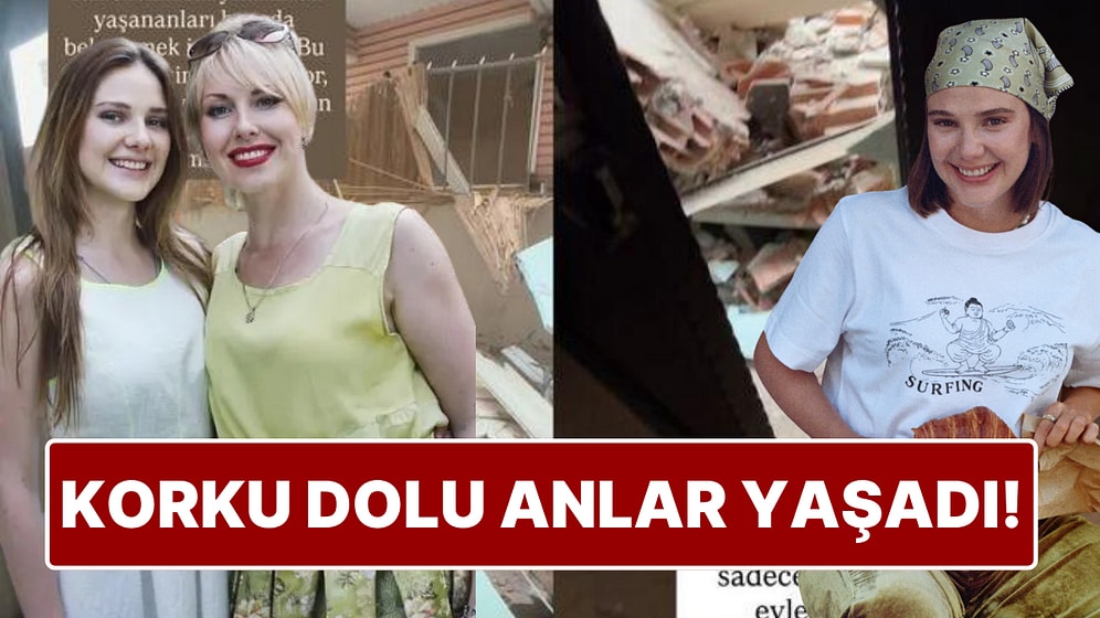 Alina Boz'un Annesi Olga Boz, Yıkılan Binanın Bitişiğindeki Evde Yaşadığı Korku Dolu Anları Paylaştı!