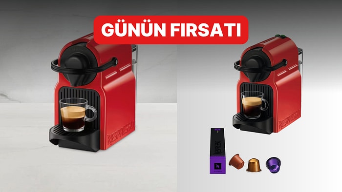 Günün Fırsatı: Nespresso C40 Inissia Kapsüllü Kahve Makinesi İndirimde!