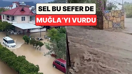 Su Evlere Kadar Girdi: Muğla'da Sağanak Fethiye'den Bodrum'a Yolları Göle Çevirdi