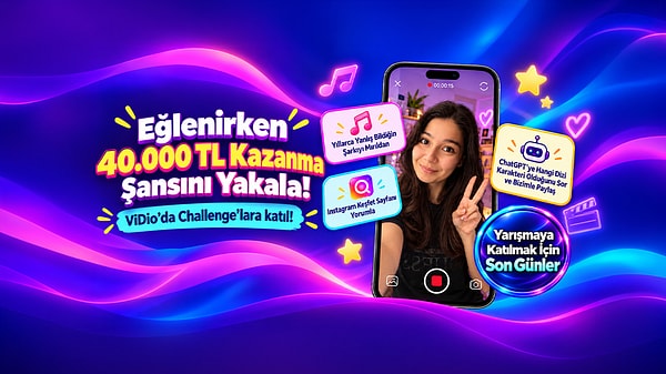 Bir Dakikanı Ayır, ViDio Çek, 40 Bin TL Kazan!